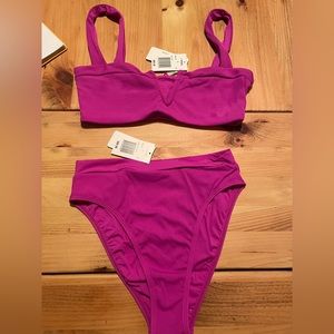 LSpace fuchsia pink bikini